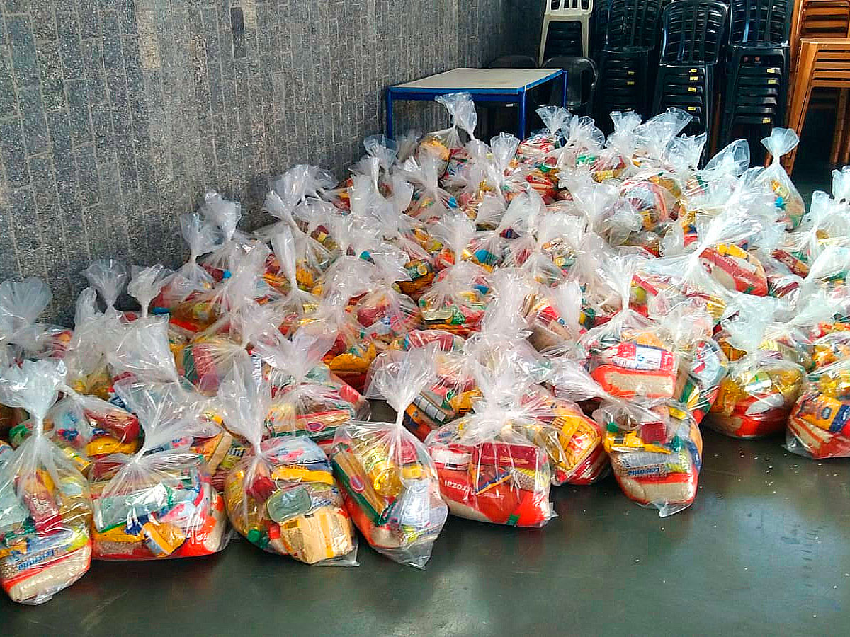Paróquia do Campo Limpo recebe 150 cestas para população carente